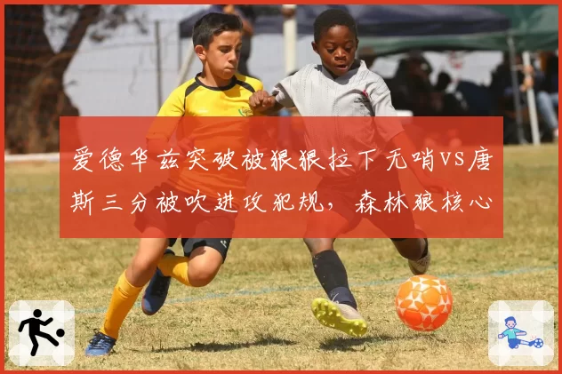 爱德华兹突破被狠狠拉下无哨vs唐斯三分被吹进攻犯规，森林狼核心判罚待遇两极化